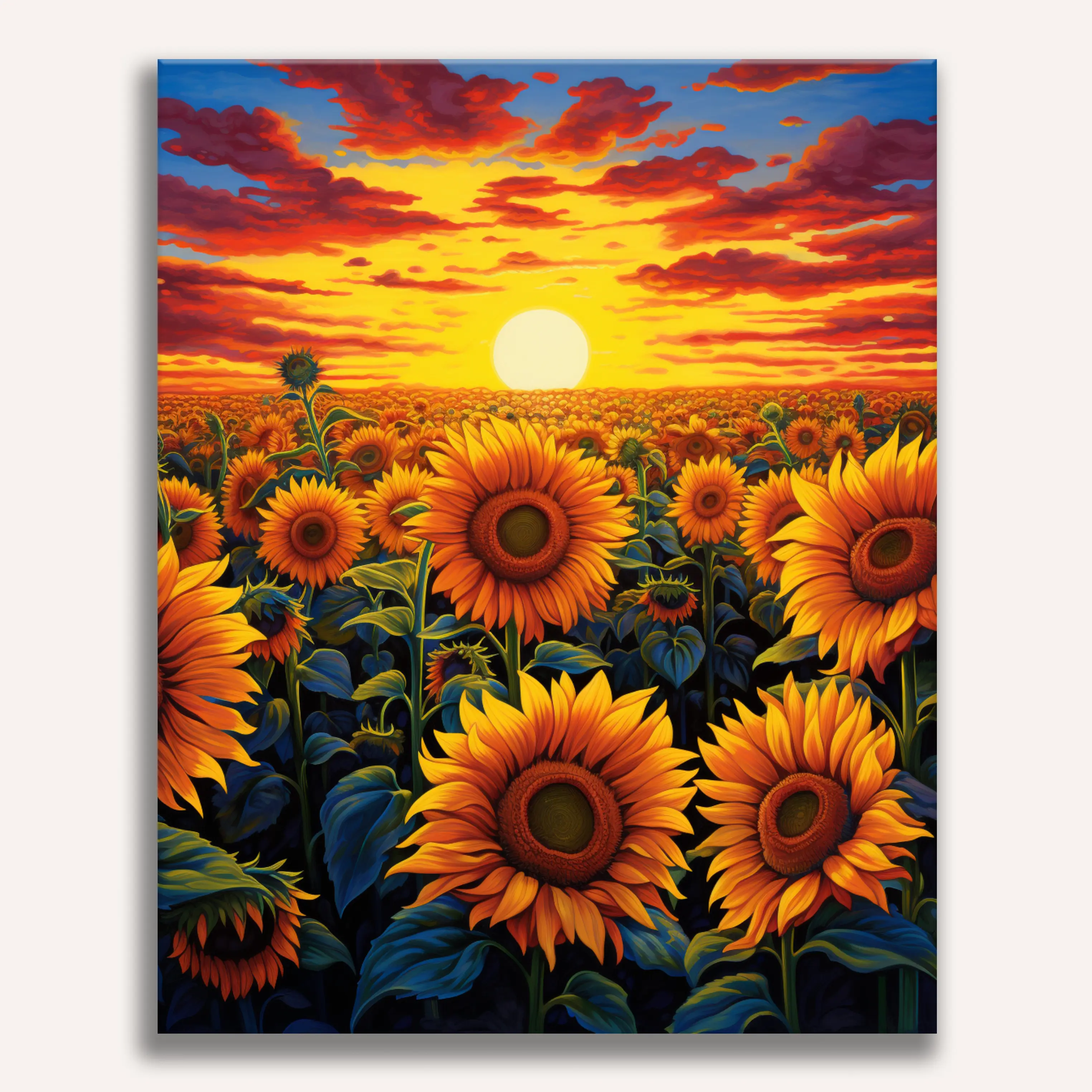 Sunflower Dusk Paint by Numbers Kit