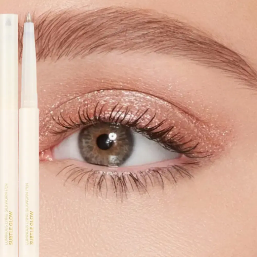 1PC Pearlescent Lying Silkworm Eyeshadow Pencil Glitter Long Lasting Eye Shadow Pen Shimmer Long-wearing Waterproof Eye Make Up Cosmetic