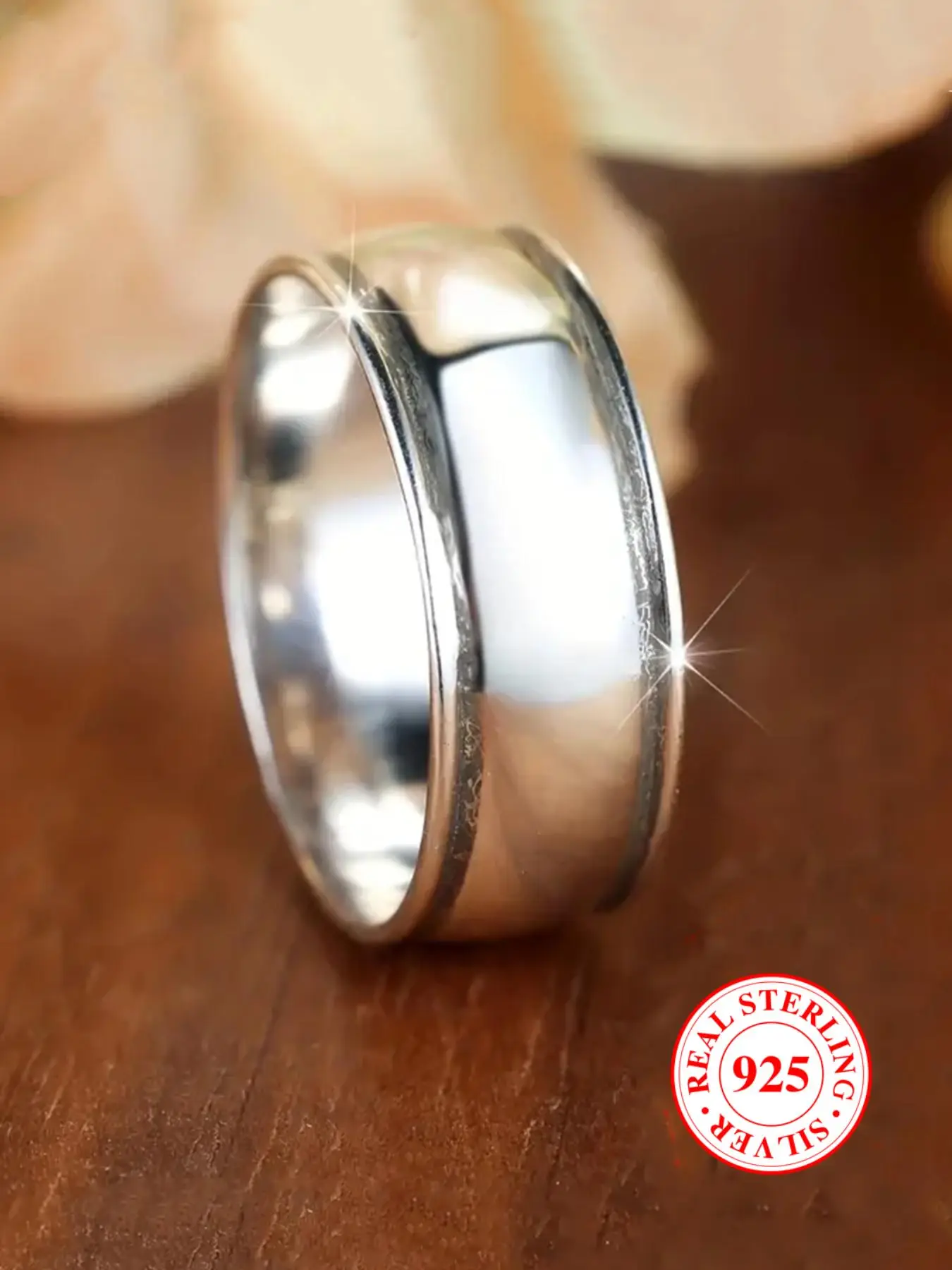 S925 Sterling Silver Vintage Ring with Box, Fashion Jewelry Accessories for Men & Women for Party, Daily Clothing Decor, Trendy All-match & Exquisite