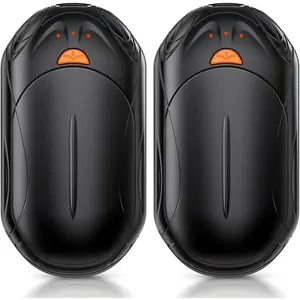 2-Pack Rechargeable AI Smart Chip Electric Hand Warmers with AI Temperature Control, 20H Safe Heat, Portable Pocket Heater, Gifts for Christmas, Valentine's Day, Birthdays, Outdoor Travel, Hiking Accessories