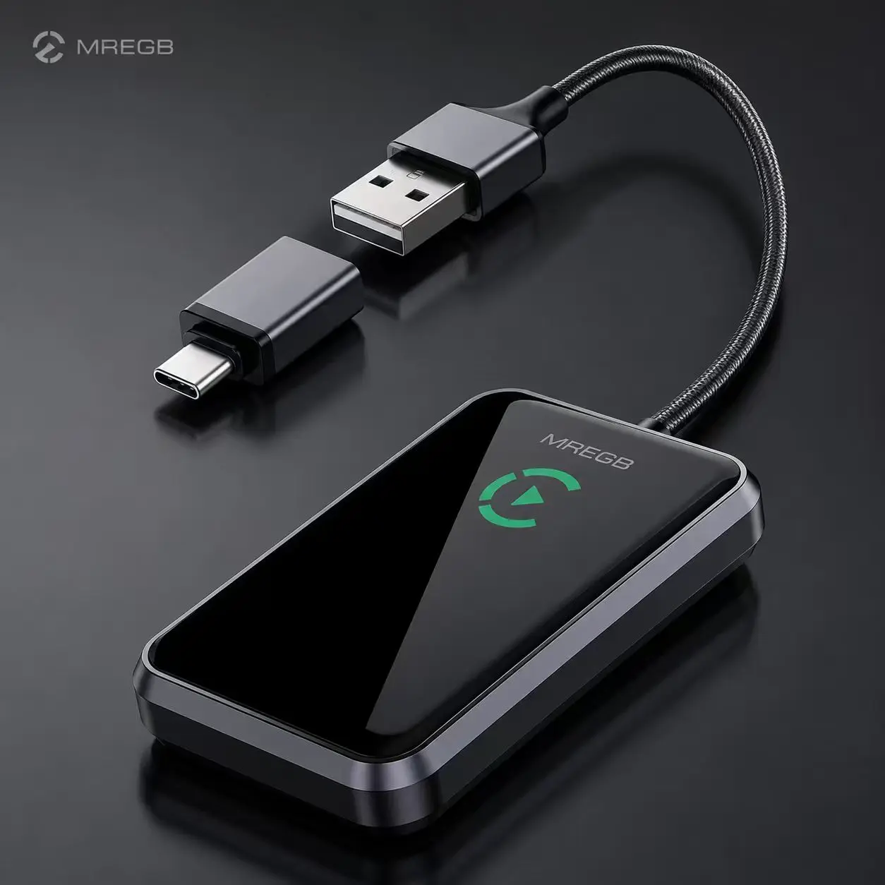 MREGB Wireless CarPlay Adapter for iPhone. Plug & Play Dongle to Convert Factory Wired to Wireless CarPlay. 5GHz WiFi & Bluetooth Auto-Connect. Compatible with Cars from 2015.