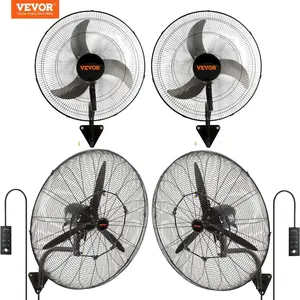 Oscillating Wall Mount Fan 20 Inch3-speed High Velocity Max. 4650 CFM Industrial Wall FanCommercial or Residential for WarehouseGreenhouseWorkshopPatioBasementBlackAdjustable Room FanOutdoor Cooling Fan