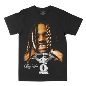 King Von Big Face Graphic Tee, Youth + Adult Rap Shirt, 90s Hip Hop Streetwear, Retro Graphic T-Shirt for Fans