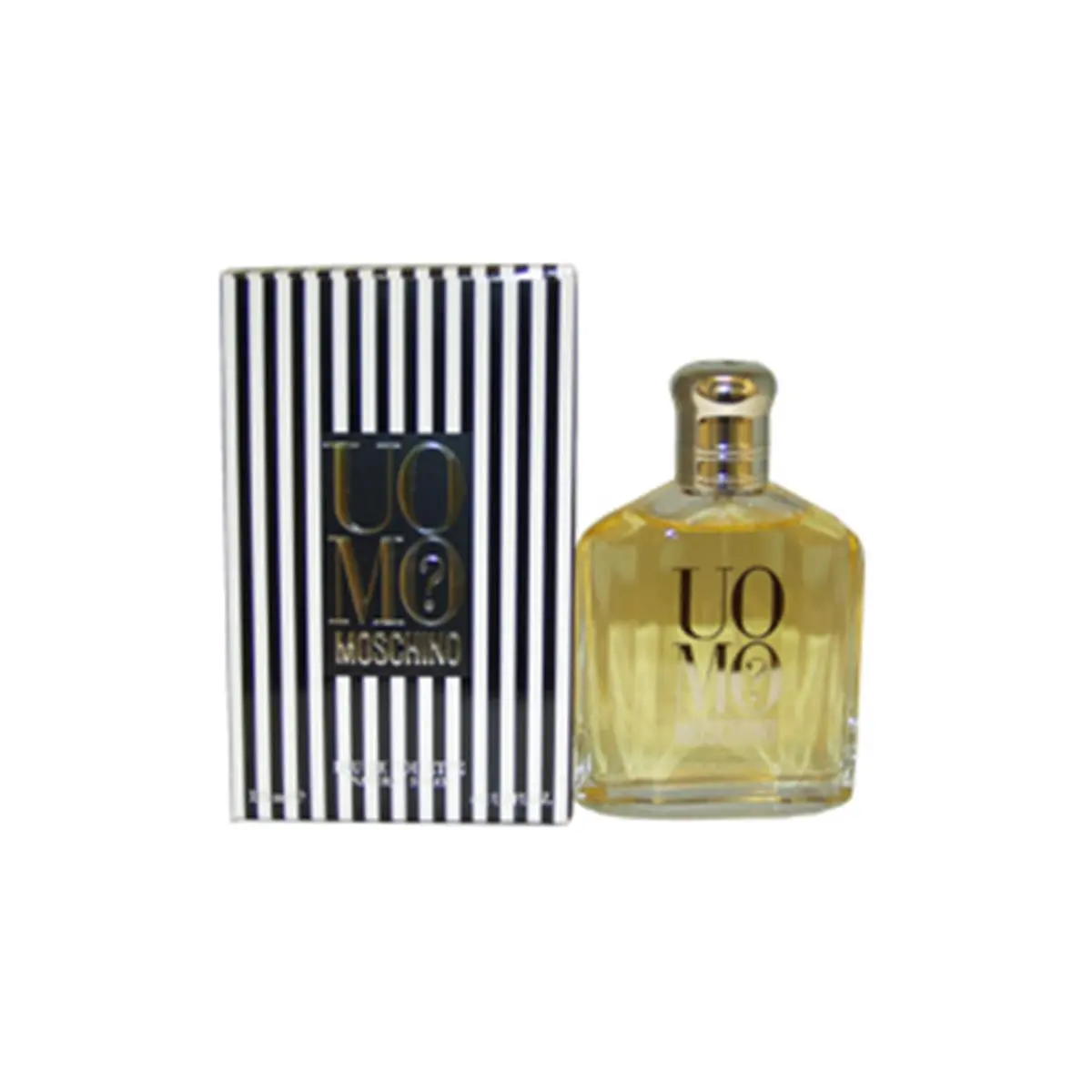 MOSCHINO Uomo Men's Designer Eau de Toilette Spray, 4.2 oz Bottle, Oriental-Spicy Woody Amber Scent with Amber Musks, Casual Wear, 1997 Launch, Elegant Scent