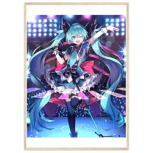 Vitural Hatsune Miku Poster Suitable for Your Home Space