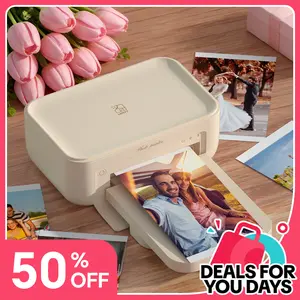 Hanin 4x6 Photo Printer, Includes 20 Sheets & 1 Ribbon, Portable Thermal Dye Sublimation Printer with AR Video Printing#SummerWins #DealsForYouDays