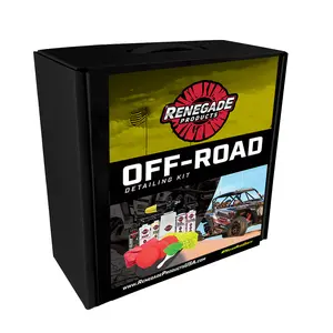 Renegade Products | Off-Road Detailing Kit – Wash, Shine & Protect Kit for ATVs, Trucks & Trail Rigs w/ Foam Cannon & Brushes