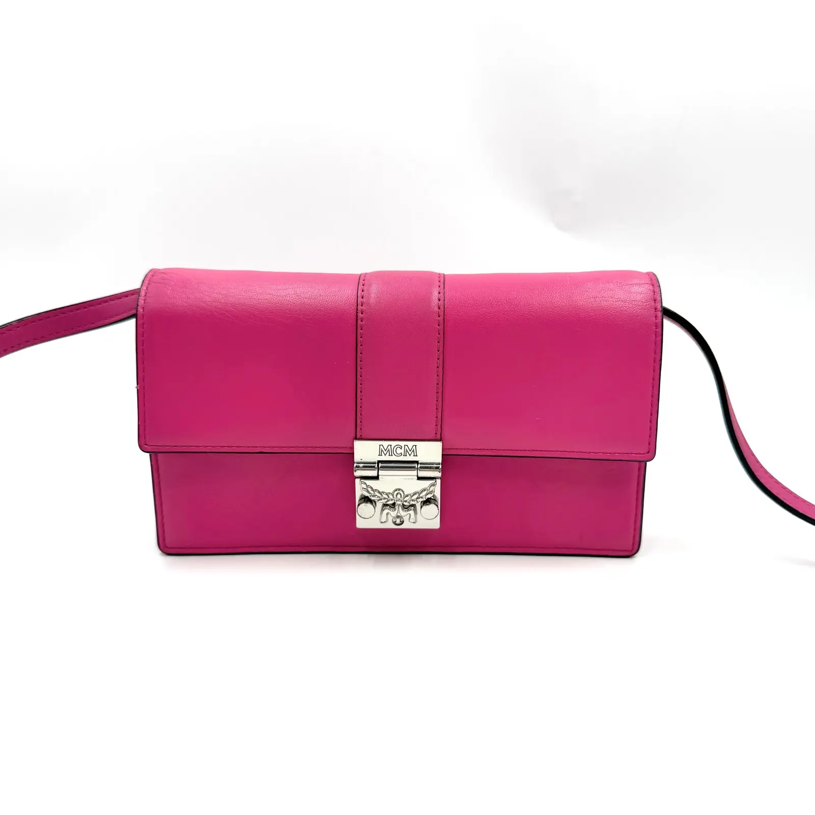 Pre-owned MCM AS SHOWN Clutches & Wristlets HZ 4336 full leather crossbody bag 26.05.14