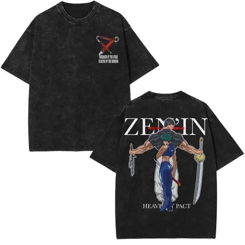 Maki Toji Zen'In Heavenly Pact Double Sided Graphic Tee - JJK - Jujutsu Kaisen Shirt - Gym Shirt - Anime Graphic Tee - Manga Shirt Streetwear
