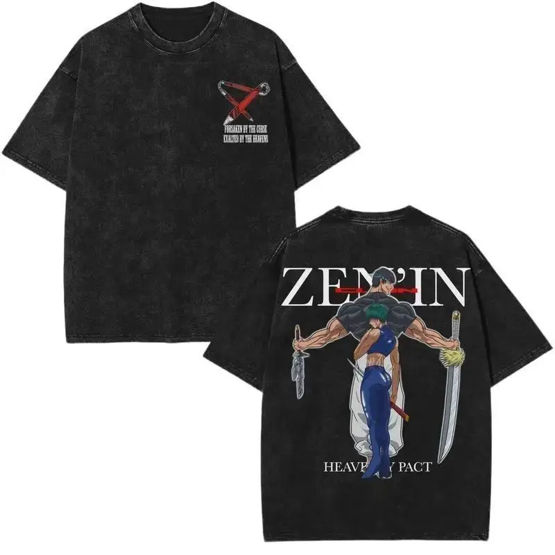 Maki Toji Zen'In Heavenly Pact Double Sided Graphic Tee - JJK - Jujutsu Kaisen Shirt - Gym Shirt - Anime Graphic Tee - Manga Shirt Streetwear