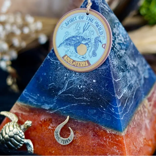 Soul-Terra Spirit Animal Candle -East- Spirit Guide Inside