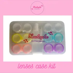 Lashesophix Premium Lenses Storage Case Kit - 6 Pcs Set Beauty - Boutique & Beauty Collection