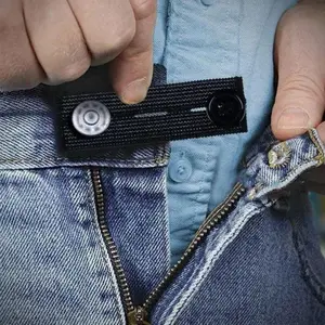 Waist Extender Button for Pants, Adjustable Buckle Design, Suitable for Men & Women, Universal Fit, Enhances Comfort Fit