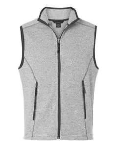 North End NE731 Men's Jasper Jacquard Fleece Vest