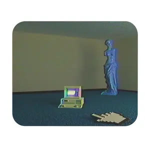 The Backrooms Liminal Space Aesthetic 9" x 8" Mouse Pad (Rectangle)