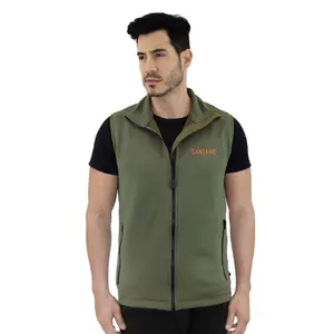 Santero Sendero light vest made with Polartec Power Air insulation technology