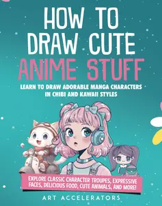 How to Draw Cute Anime Stuff: Learn to Draw Adorable Manga Characters in Chibi and Kawaii Styles. Explore Classic Character Troupes, Expressive Faces, .