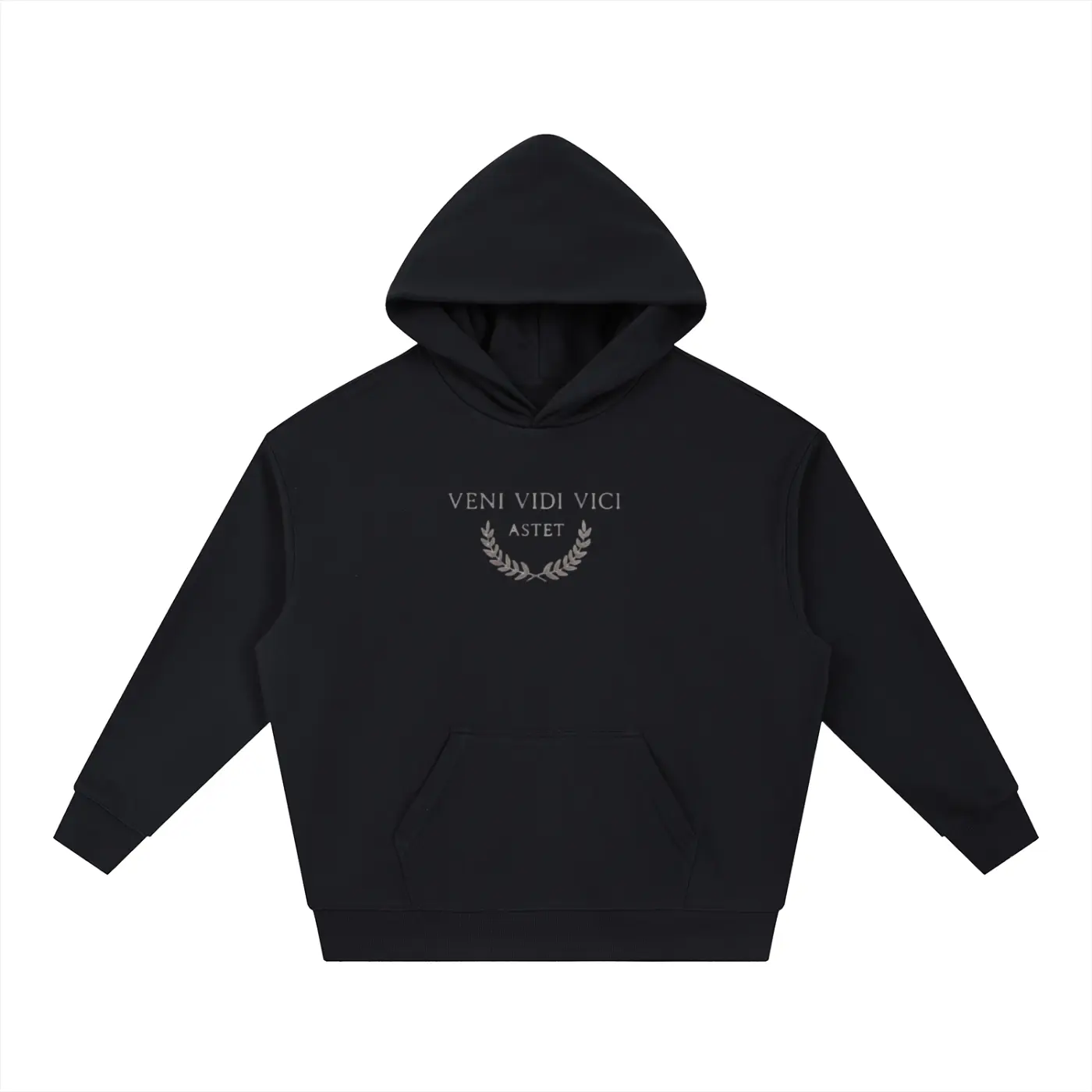 Men's Initium Series I - Veni, Vidi, Vici Pullover Hoodie, Menswear Casual Long Sleeve Tops