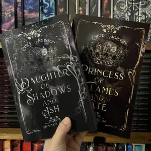 Araceli's Blade Books 1 & 2 - Signed Paperbacks by Ember Johnson Featuring Daughter of Shadows and Ash & Princess of Flames and Fate Dark Fantasy Romance
