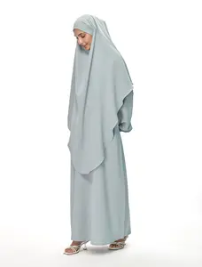 KHIMAR ABAYA SET - PISTACHIO