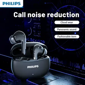 Philips Wireless Earphones, V6.0 Version, Long Battery Life, Noise Cancelling, Comfortable Fit, Universal Compatibility, Lightweight 3.88g