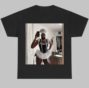 Funny Maid Lebron Selfie Parody Shirt, Meme Lebron James Tshirt, Meme Cringe Shirts, Funny Gift Idea, Menswear Streetwear Shortsleeve Tropical Top