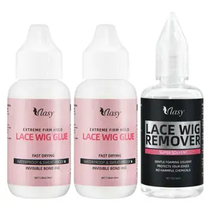 Lace Bond Supreme Wig Adhesive Set for Secure Attachment & Natural Look - Supreme Quality Adhesives for Easy Application & Comfortable Fit - Lace Wig Glue & Remover for All Occasions Human Hair Extensions Seamless Extensions Sew In