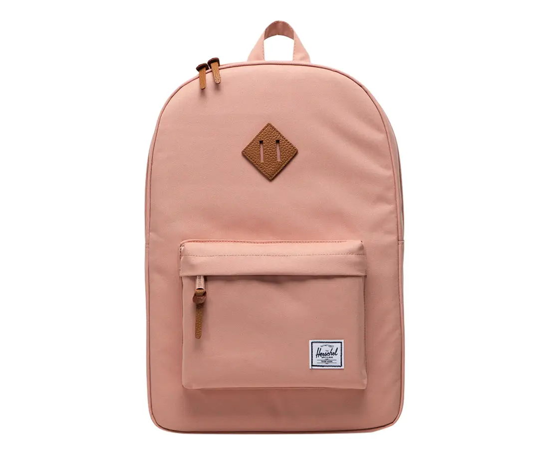 Herschel Supply Co. Heritage Backpack - Solid Color, Zipper Closure, Classic Unisex Design for Campus Life & Everyday Carry