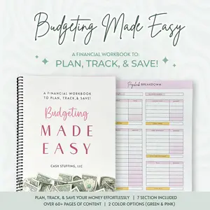 Budget Planner (Undated): Budgeting Made Easy with 128 pages