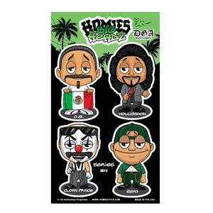SERIES #4- HOMIES BIG HEADZ Vinyl Decal Stickers