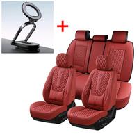Red seat cover + Magnetic phone Mount