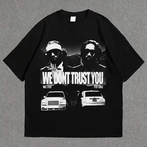 "We Don’t Trust You" Metro x Future Graphic T-Shirt – Bold Hip-Hop Streetwear Tee, Metro-Future Unisex Album Merch, Urban Vibes, Perfect for Rap Fans