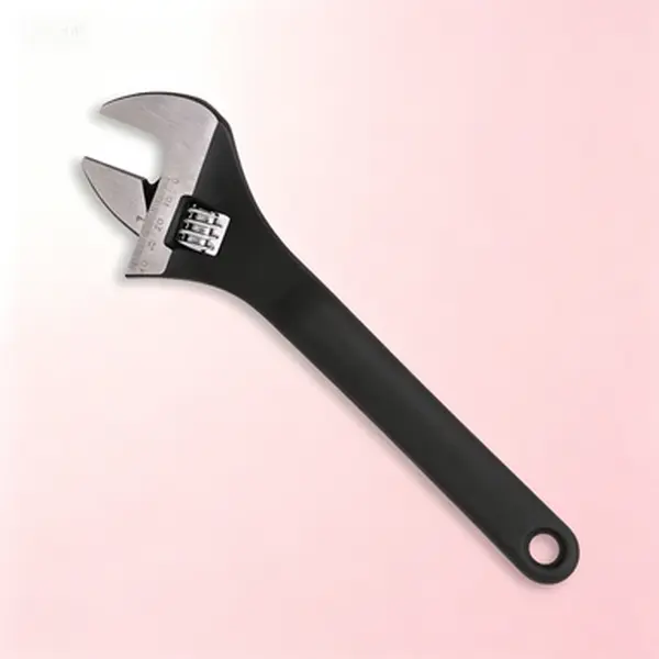 Professional Adjustable Spud Wrench 16-Inch, Heavy Duty Construction Wrench with Sliding Jaw, Ergonomic Design for Pipe Fitting, Durable Steel Build, Secure Grip, Reusable Adjustable Wrench for Plumbers