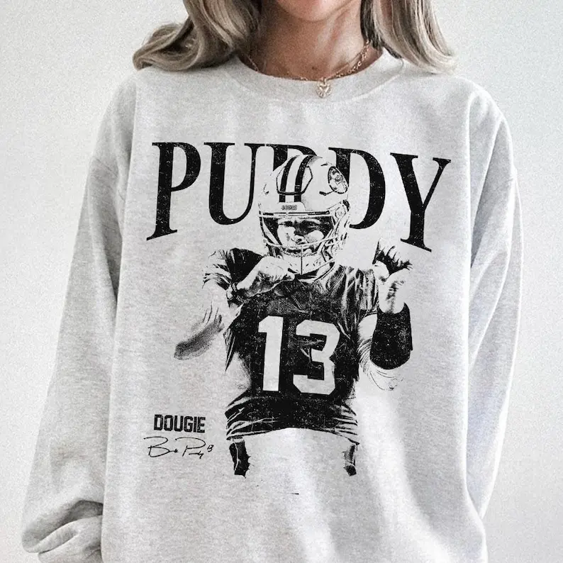 Vintage Brock Purdy Dougie Football Sweathirt, San Francisco Football Shirt