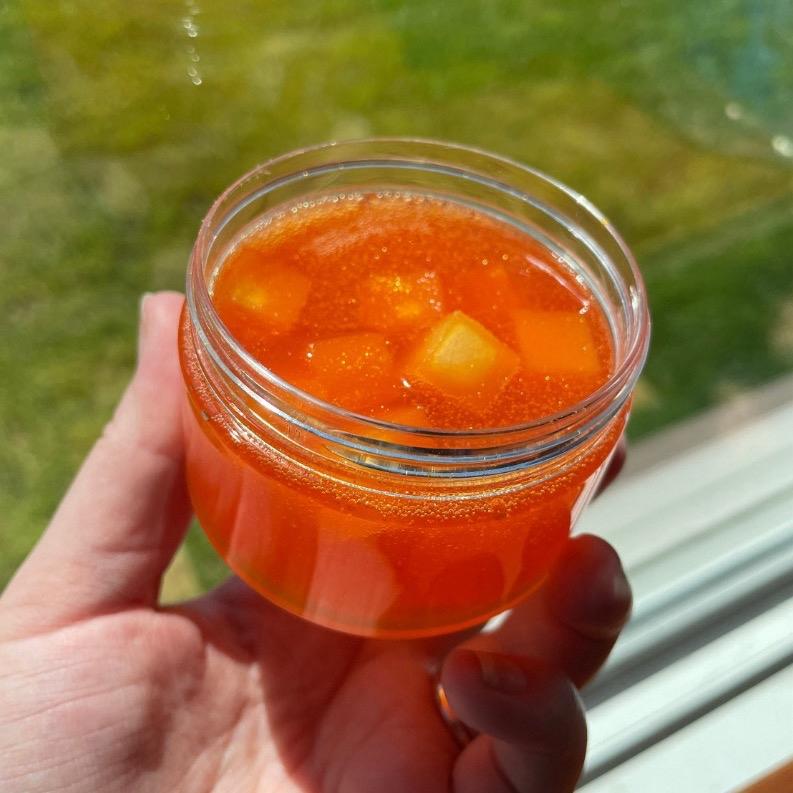 Orange Crush Jelly Cube Slime - Squishy Cubes & Citrus Scent - Fun & Visually Appealing Sensory Play Experience