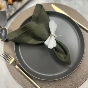 Luxury Natural Stone Napkin Rings - Sets of 4 or 6 pieces