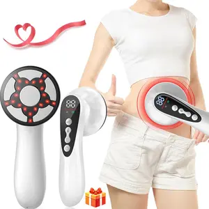 Wireless Electric Body Shaper, Handheld Vibration Body Massager, 3 Modes 10-level Adjustable Massager for Abdomen, Arm, Waist, Leg, Hip, Back