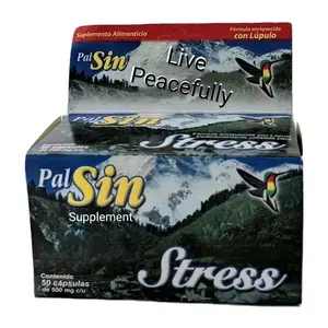 Pal Sin Stress 50 Caps, High Strength, stress Relief