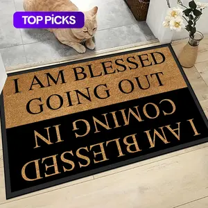 Letter Pattern Door Mat, Water-Absorbent Entrance Rug, Decorative Carpet for Living Room or Bedroom, Home Decor Rugs #TOP PICKS