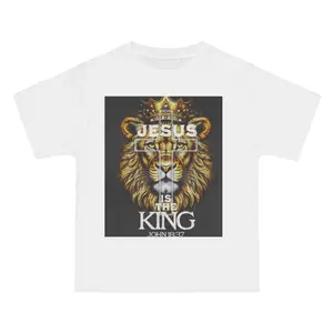 Big Man's Apparel Jesus The King Short-Sleeve T-Shirt