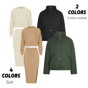 Grace Karin Women's Knitted Dress Pullover Two-Piece Long Sleeve Pullover Top Skirt Midi Skirt Bodycon 2-Piece Set Midi Dress Turtleneck Jumper Dress Womenswear Womenswear