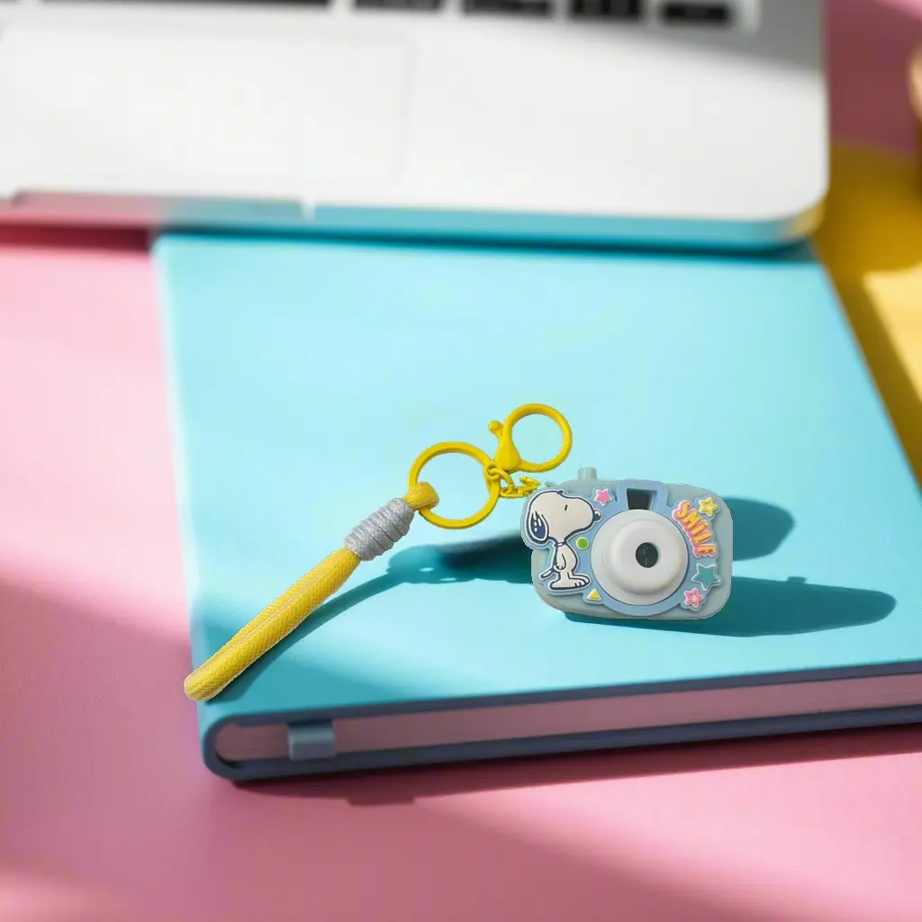 MINISO Snoopy Series Camera Keychain Fun Interaction Stylish