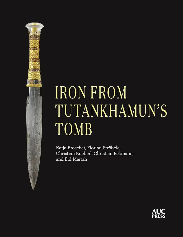 Tutankhamun's Tomb-Inspired Dagger Knife - Wooden Handle, Iron Blade, Multi-Purpose Kitchen Cutting Tool for Home Food Prep, Ideal for Archaeology Enthusiasts