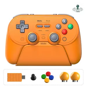Pro 3  Controller for / 2,TMR Joysticks,Programmable Pro  Buttons&R4/L4 Bumpers,Hall/Tactile Triggers,Swappable ABXY Buttons,for Windows,,SteamOS,Android - Orange