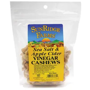 Sunridge Farms 533060 Cashews Sea Salt & Apple Vinegar, Snack, Nut