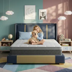 Twin Size Mattress 12 Inch | Twin Mattresses in a Box Hybrid | Medium Firm Feel Memory Foam and Individual Pocket Springs | Fiberglass Free Bed Matress | Breathable | CertiPUR-US | Upgrade