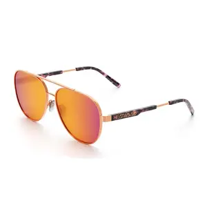 Incline Sunglasses: Velvet Tortoise Frame Rose Gold Lens