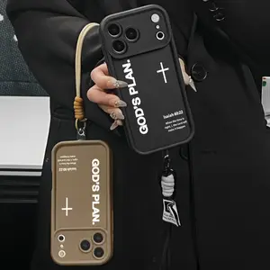 GOD’S PLAN Cross Isaiah Phone Case ,Soft Silicone Tpu Protection and Shockproof For iPhone 17 16 15 Pro Max 14 13 12 11 XSMAX Plus Air 17e Cover God's Gift, Faith, Bible Verse