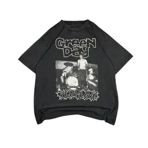 Y2K Kerplunk Punk Graphic T-Shirt, Vintage Faded Black Band Tee, Unisex Streetwear Shirt, Gift for Punk Fans