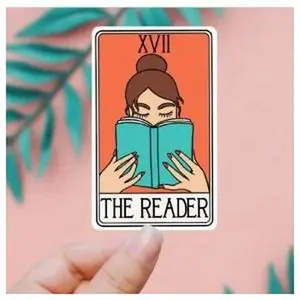 The Reader Tarot Card Sticker